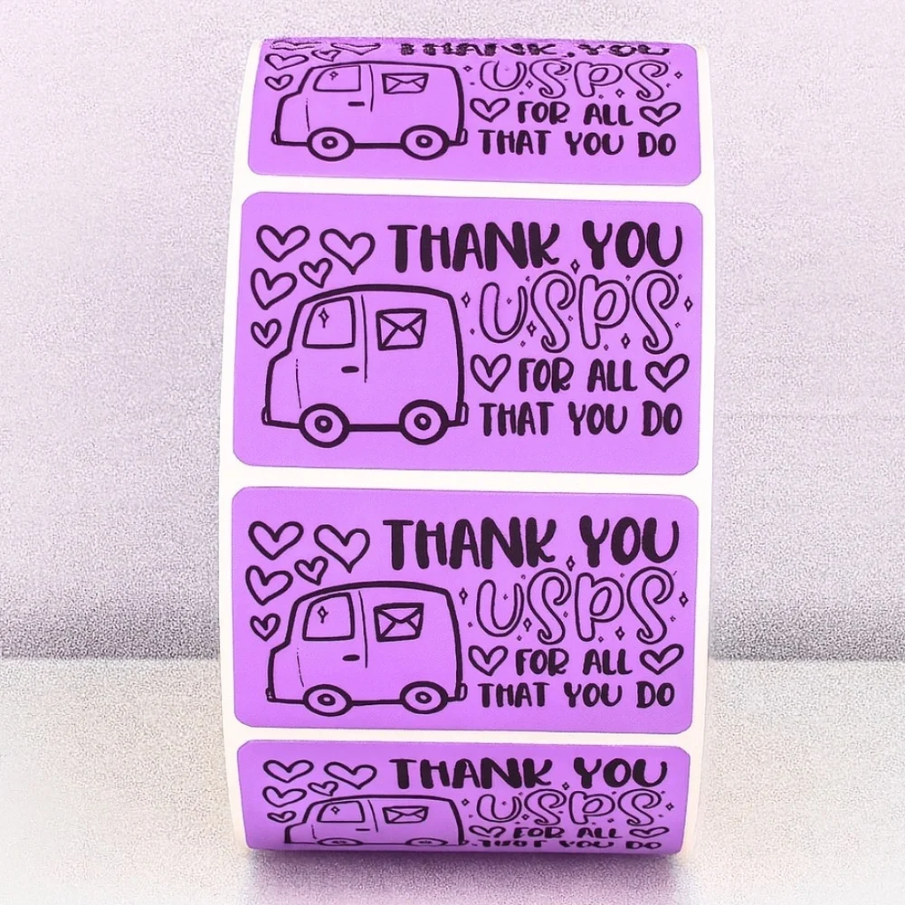 Thank You USPS Stickers – Mail Carrier Appreciation Labels for Packages 2